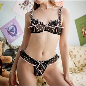 Polka gleoite ponc ponc ponc lása trim lingerie tacar le tosach bogha beag