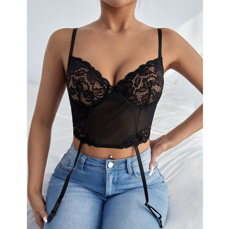 Cami lása mogalra codarsnachta soladach barr cami le garter péire amháin